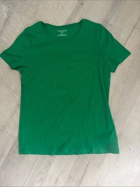 Talbots Short Sleeve Crewneck Tee - Green